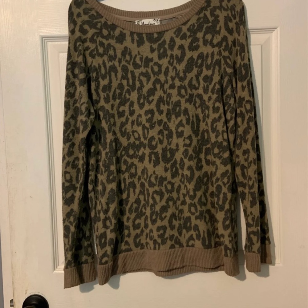 Cheetah Print Sweater
